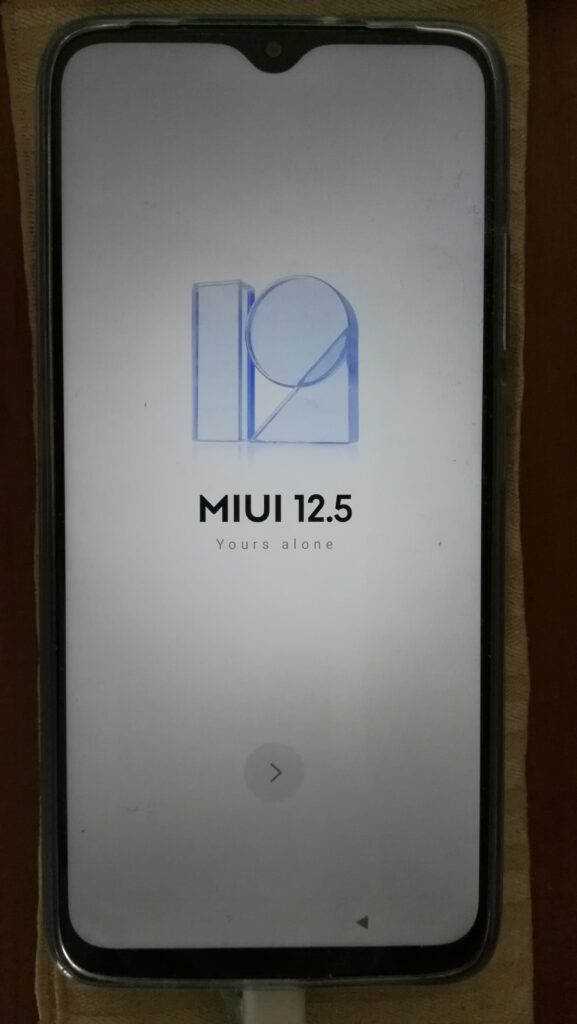 MIUI 12.5 Initial Setup Start MIUI 12.5 初期設定スタート