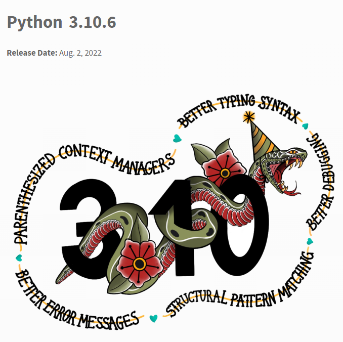 1. Python 3.10.6 をインストールします。